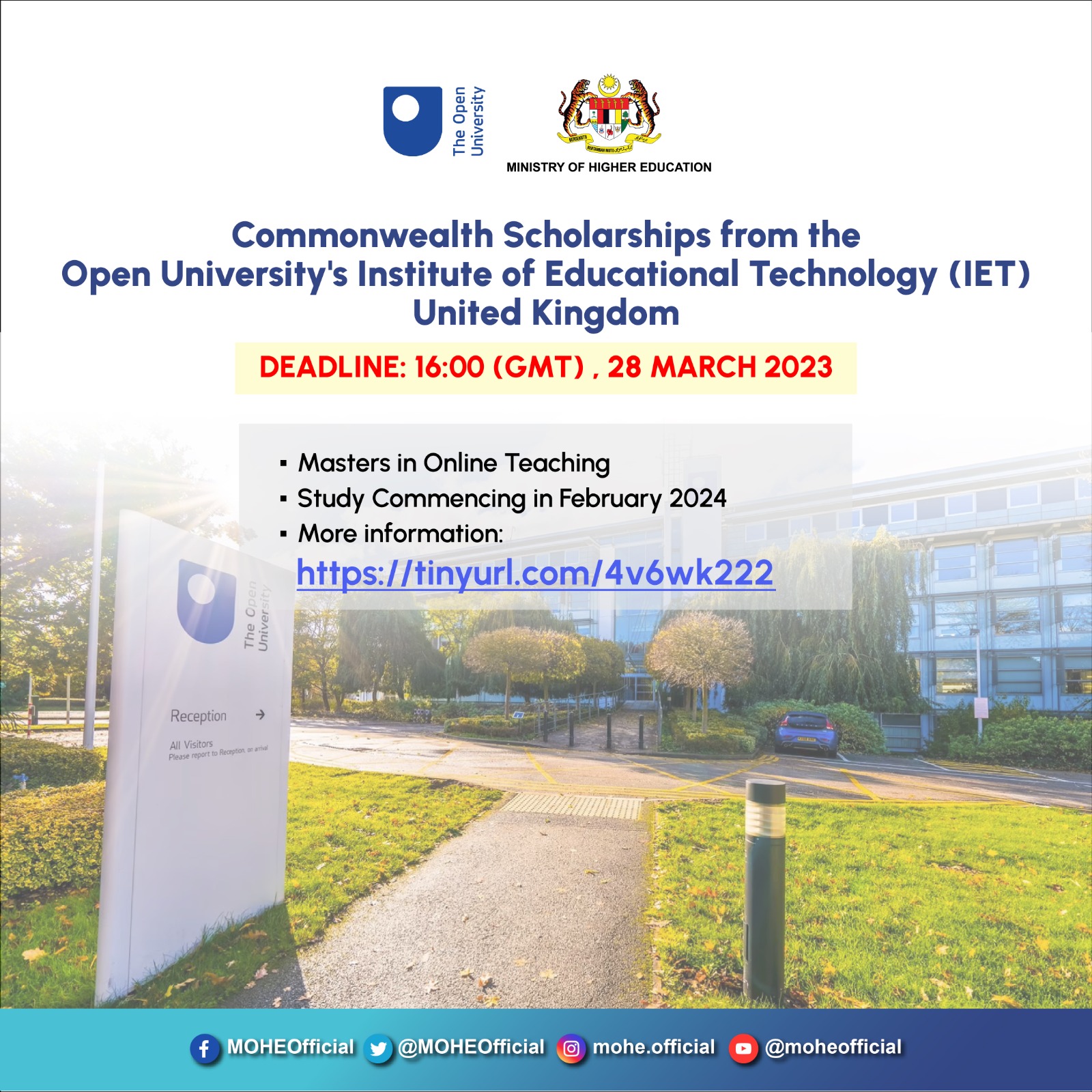 Poster Biasiswa Commonwealth